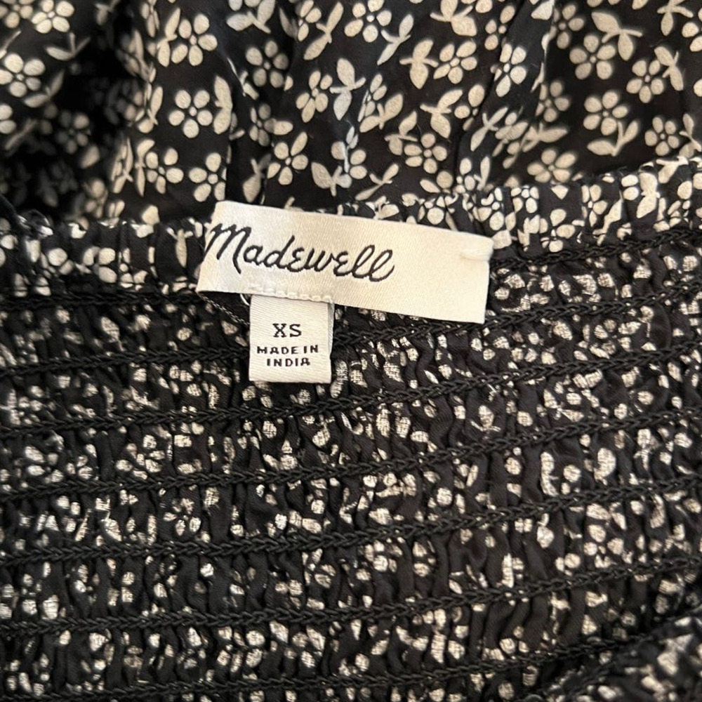Madewell Lucie Wide-Leg Jumpsuit in Micro Daisy Size XS - Picture 5 of 7